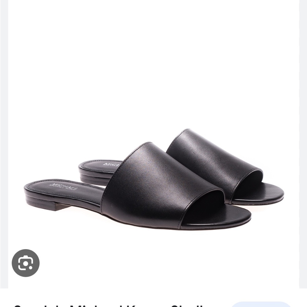 Michael Kors leather Shelly slide